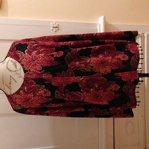 Dressbarn Woman collection stretch print jacket Sz 18/20